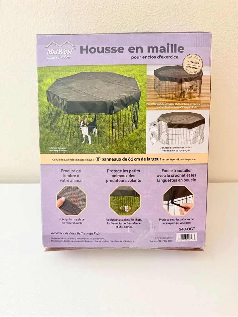 Mid West home for Pets Mesh cover 24”  fit 8 panel - Picture 4 of 4